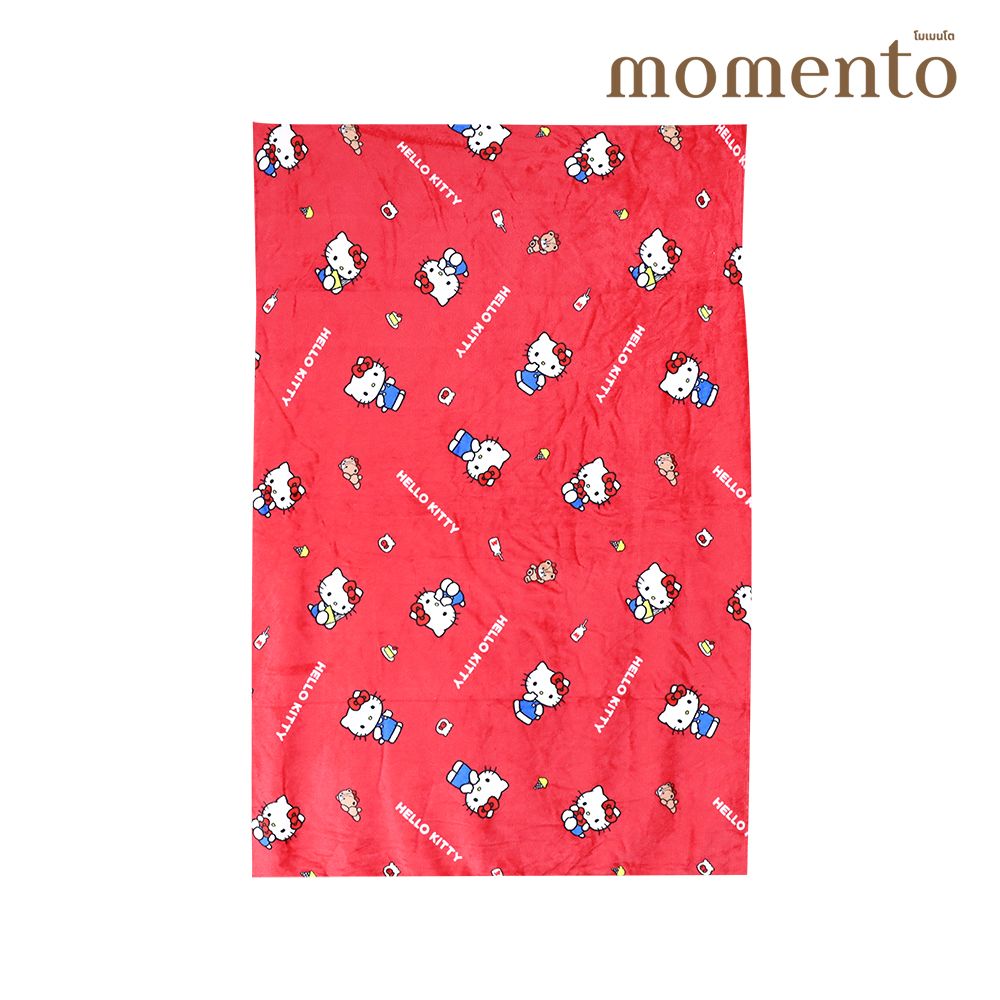 โมเมนโต ผ้าห่มแฟลนเนลคิตตี้ 40X60 นิ้ว (คละลาย)