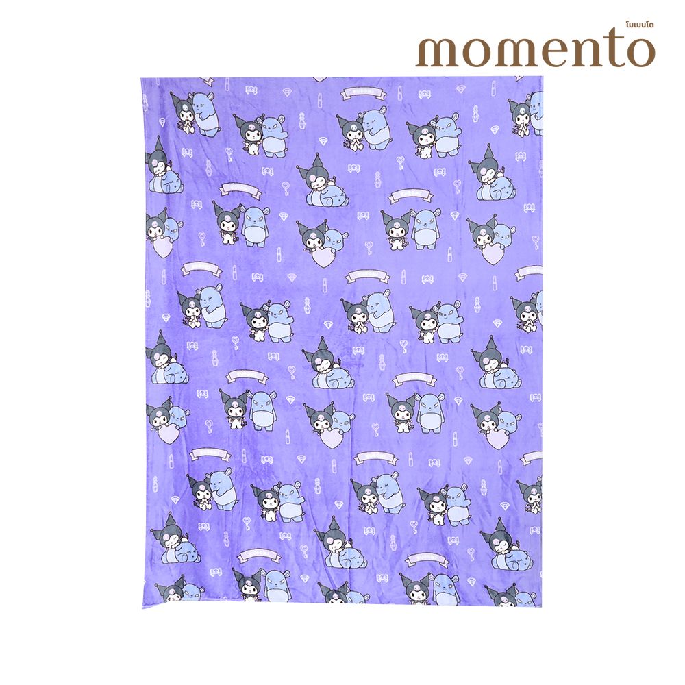 โมเมนโต ผ้าห่มแฟลนเนลคุโรมิ 60X80 นิ้ว (คละลาย)