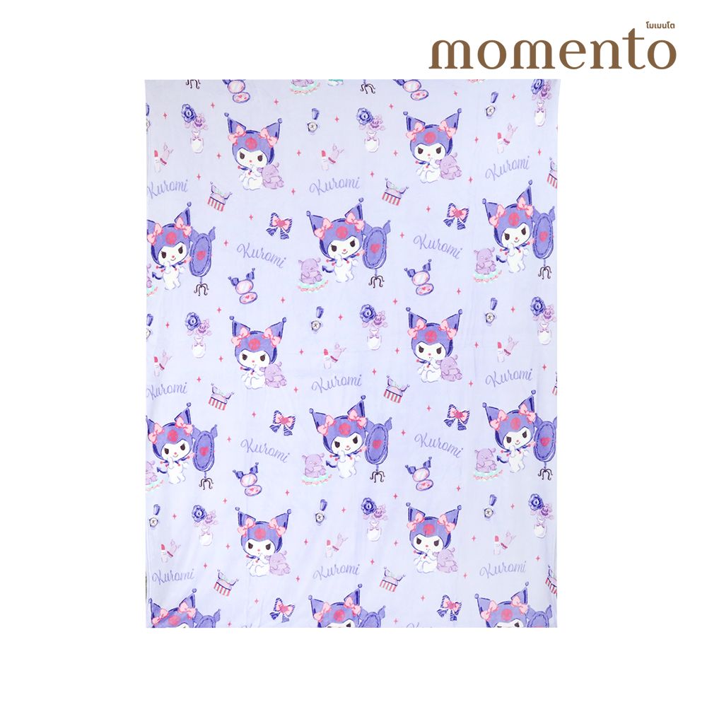 โมเมนโต ผ้าห่มแฟลนเนลคุโรมิ 60X80 นิ้ว (คละลาย)