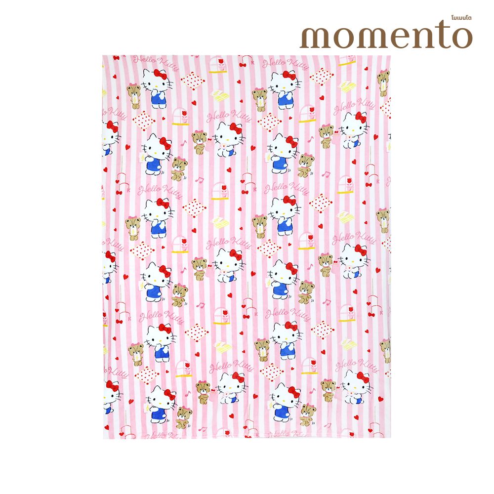โมเมนโต ผ้าห่มแฟลนเนลคิตตี้ 60X80 นิ้ว (คละลาย)