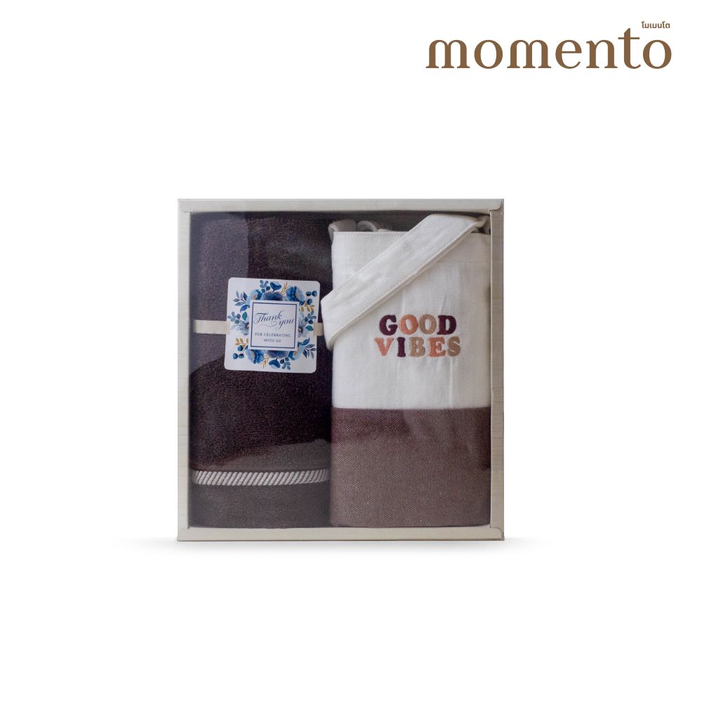 โมเมนโต กิ๊ฟเซ็ท ผ้าขนหนู B (คละแบบ)