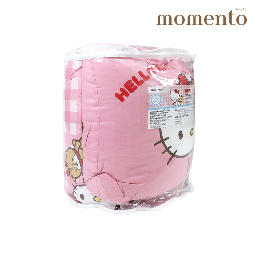โมเมนโต หมอนไดคัทคิตตี้ + ผ้านวมบาง 50X60 นิ้ว
