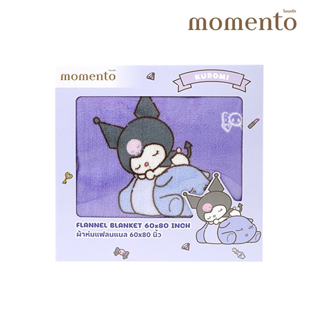 MOMENTO ผ้าห่มแฟลนเนลซานริโอ 60X80 นิ้ว (คละแบบ)
