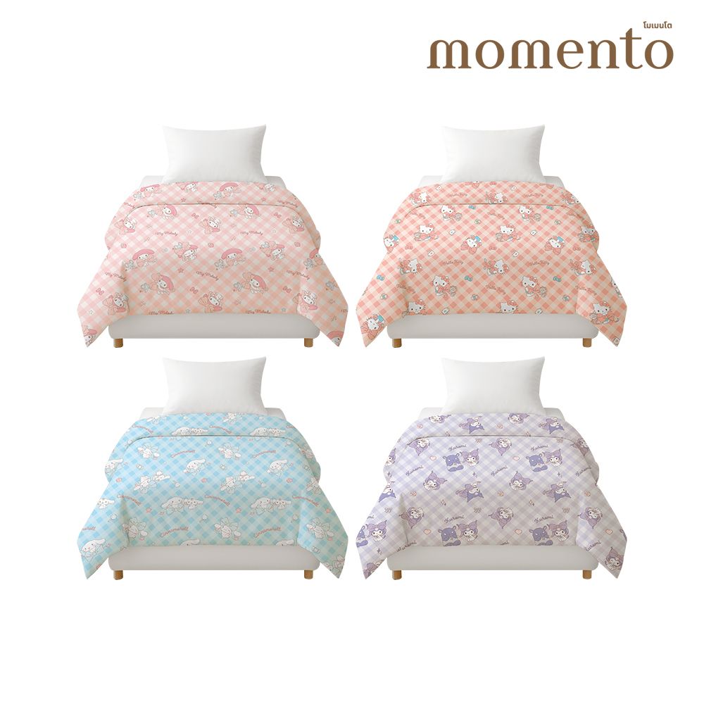 MOMENTO ผ้านวมบางถั่วเหลืองซานริโอ 60X80 นิ้ว (คละแบบ)