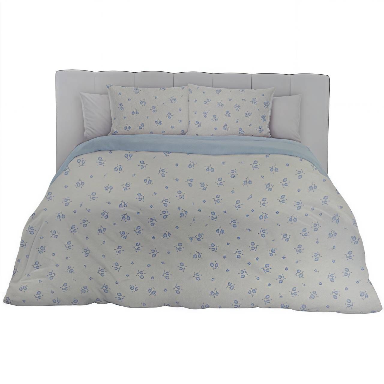 โมเมนโต ผ้าปูแสตมป์นูน 6 ฟุต+ ผ้านวม 70X90 นิ้ว (คละลาย)