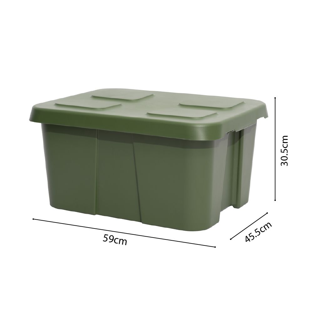 STORAGE BOX NEW MOON GREEN 52 L 3020M