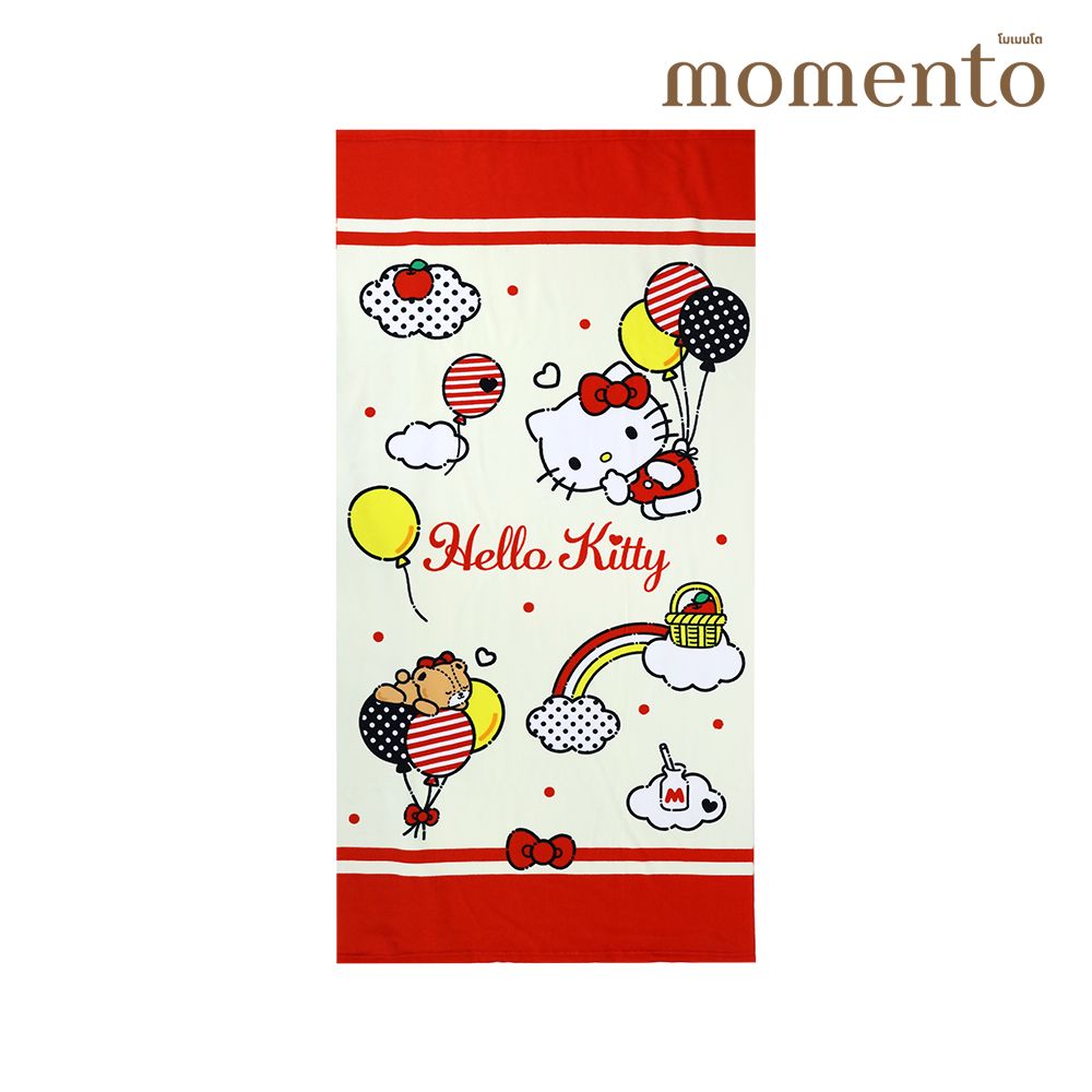 โมเมนโต ผ้าขนหนูไมโครซานริโอ 30X60 นิ้ว (คละลาย)