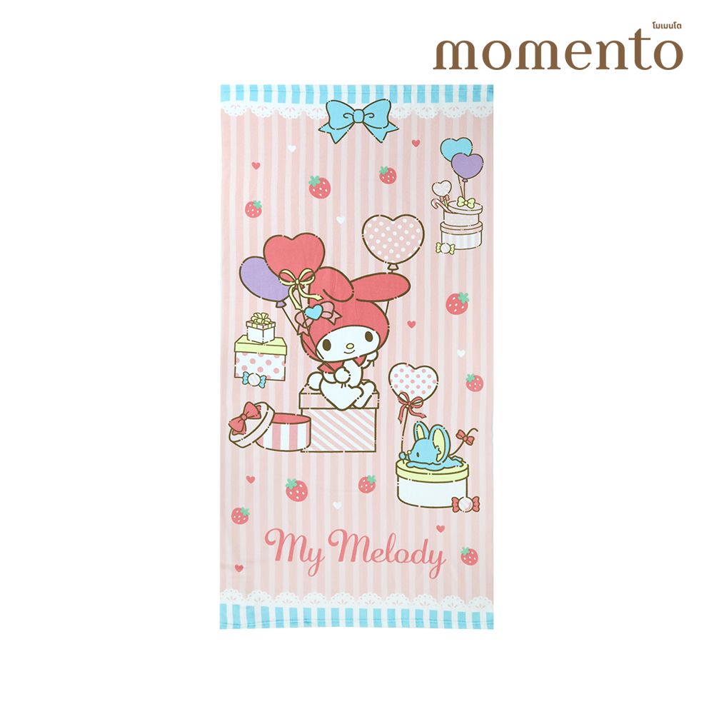 โมเมนโต ผ้าขนหนูไมโครซานริโอ 30X60 นิ้ว (คละลาย)