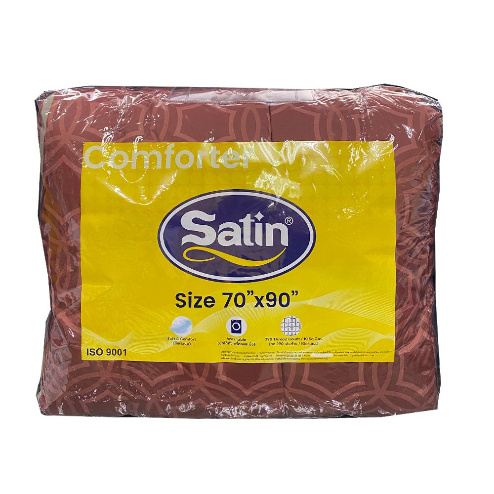 ซาติน ผ้าห่มนวม คละลาย70X90 นิ้ว