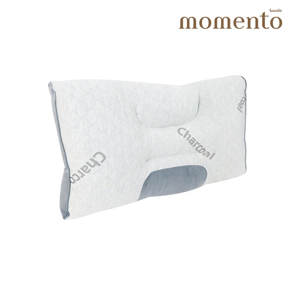 โมเมนโต หมอนหนุนสุขภาพ สีชาโคล 40X70 ซม.