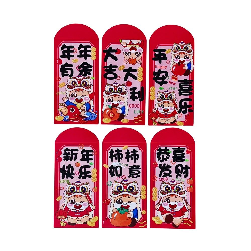 FANCY GOLD ENVELOPE 04 PACK 6 (ASSORTED)