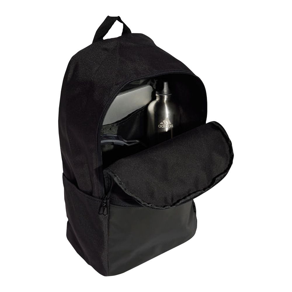 ADIDAS กระเป๋าเป้สะพายหลัง สีดำ พิมพ์ชื่อ ADIDAS ฟรีไซซ์