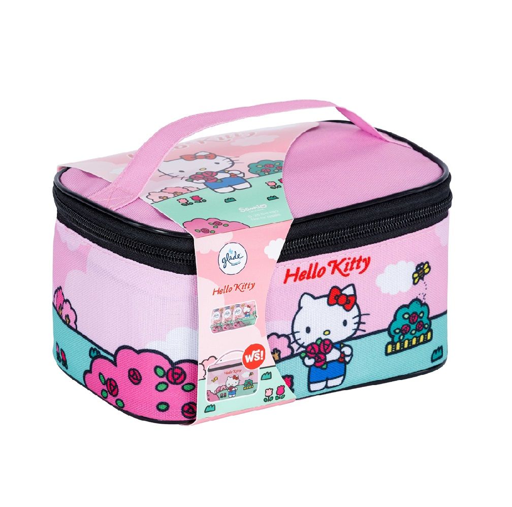 เกลด เจลหอมปรับอากาศ กลิ่นฟลอรัล 180 ก. แพ็ค 3+กระเป๋าคิตตี้