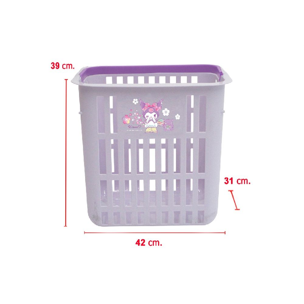 โมเมนโต ตะกร้าผ้าเหลี่ยมหูหิ้ว KUROMI