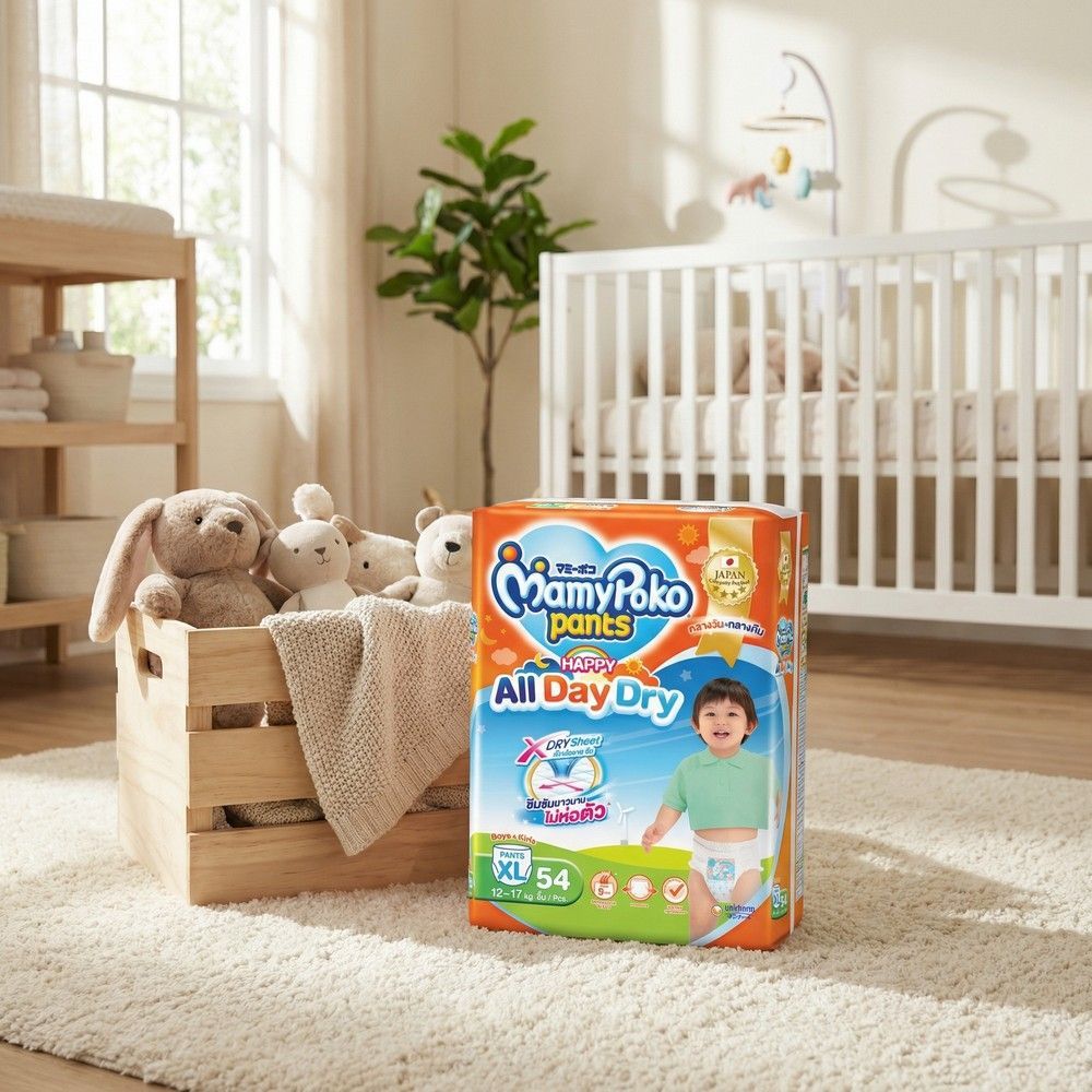 MAMYPOKO PANTS HAPPY ALLDAYDRY XL54 PACK 4