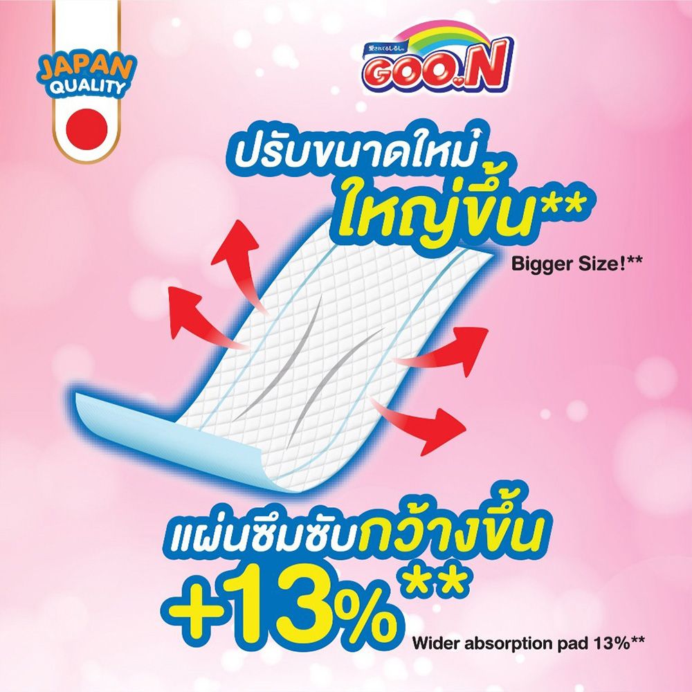 กูนน์เฟรนด์ กลิ่นแป้งเด็ก ซุปเปอร์จัมโบ้ XXL 32 ชิ้น แพ็ค 3