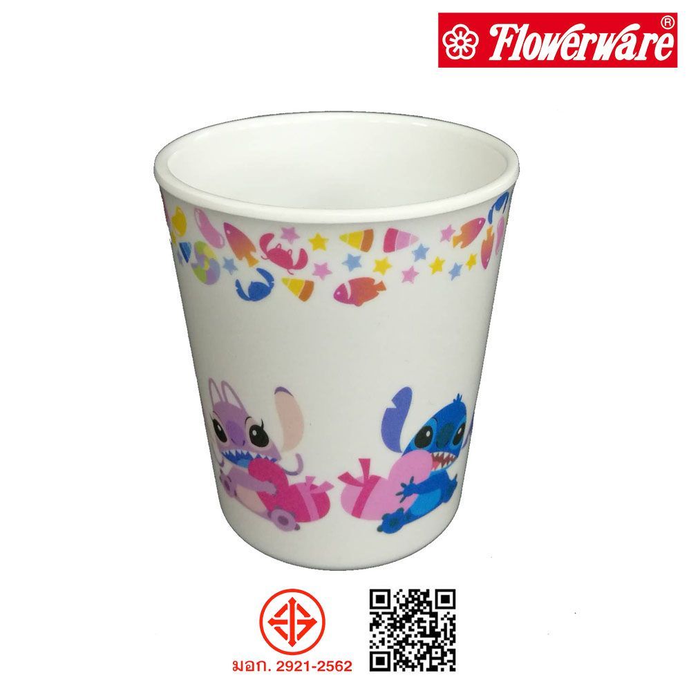 ฟลาวเวอร์แวร์ แก้วน้ำ สติช 2.5 นิ้ว