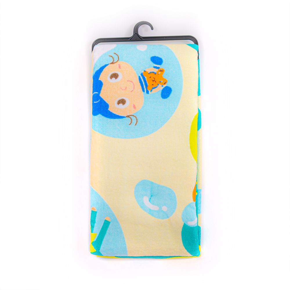 CUTE AND CARE TOWEL PRINT YELLOW 24X48