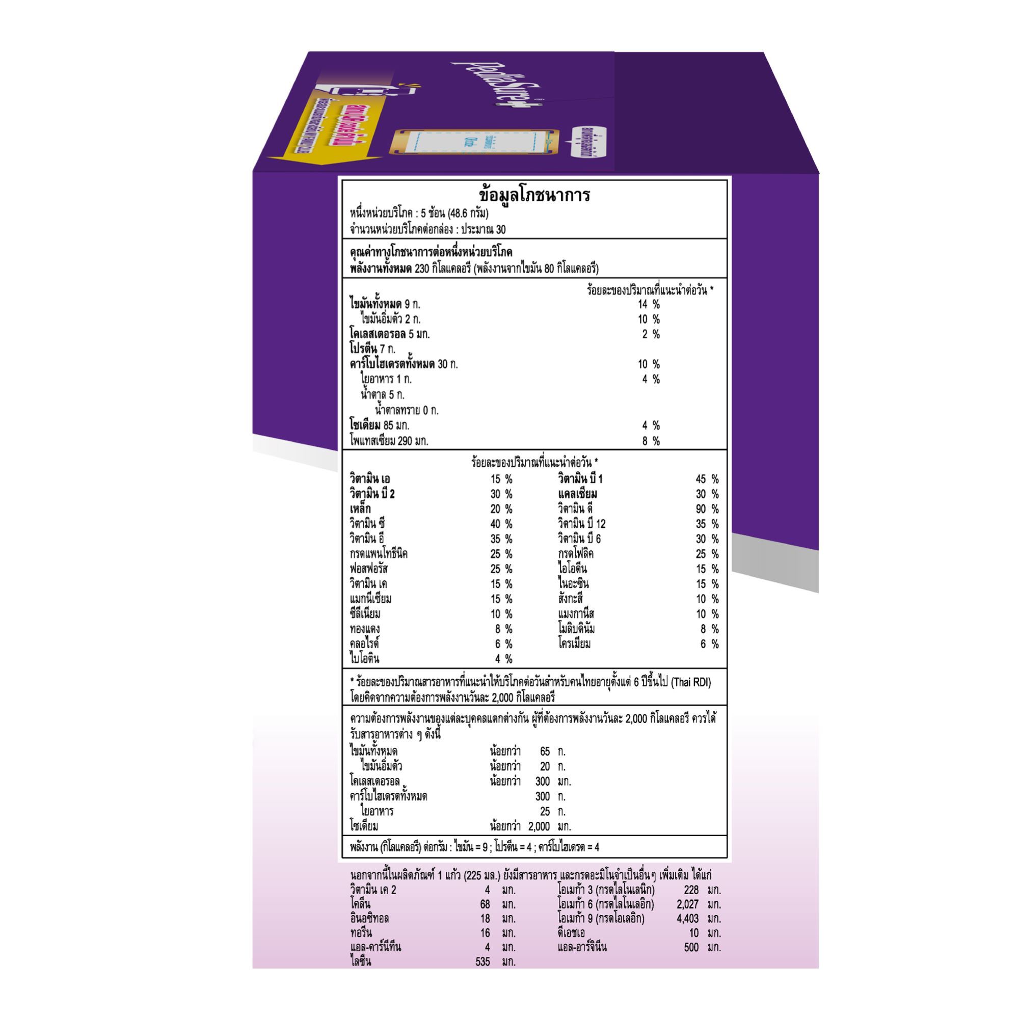 PEDIASURE PLUS NO SUCROSE 1480 G.