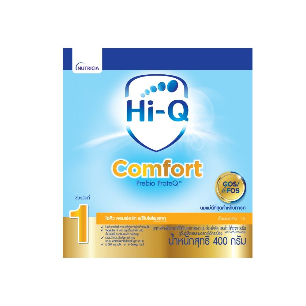 ไฮคิว คอมฟอร์ท พรีไบโอโพรเทก 400 กรัม (ช่วงวัยที่ 1)