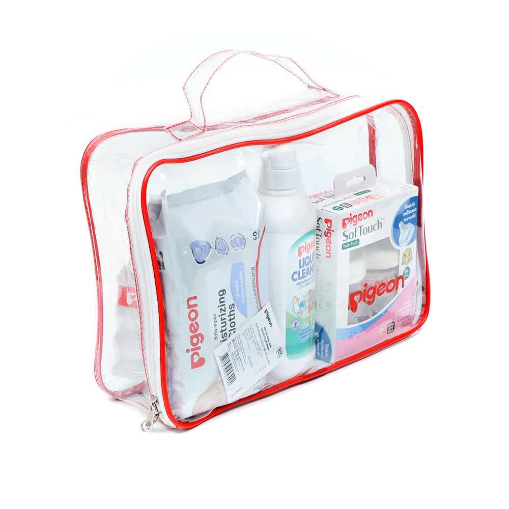 PIGEON BABY GIFT SET - RED 1X3