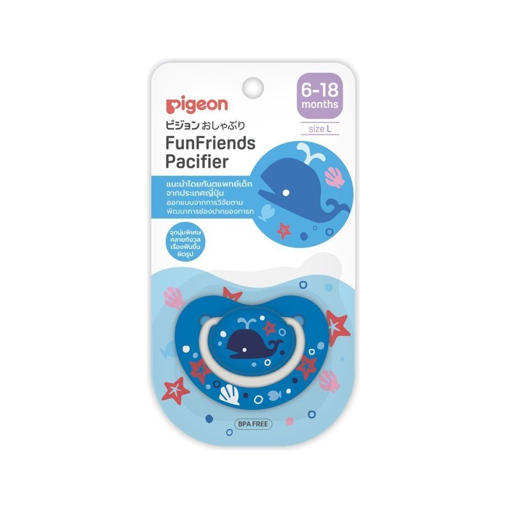 PIGEON PACIFIER FUN FRIEND ANIMAL SIZE L