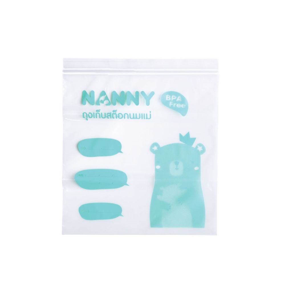 แนนนี่ถุงสต็อกน้ำนมแม่10 ชิ้น S10-N321 EACH (คละแบบ)