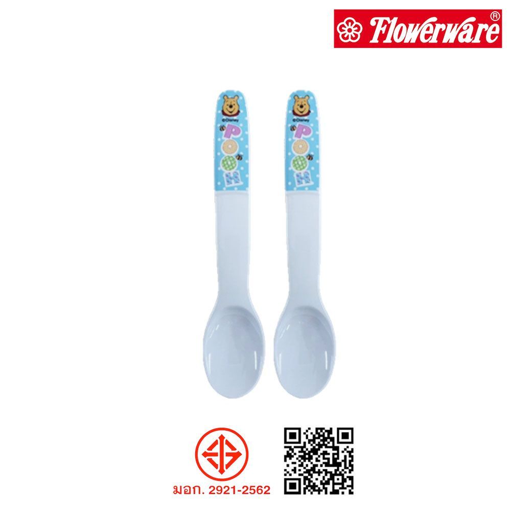 ฟลาวเวอร์ชุดช้อนเด็ก1X2 พูห์ EACH (คละแบบ)