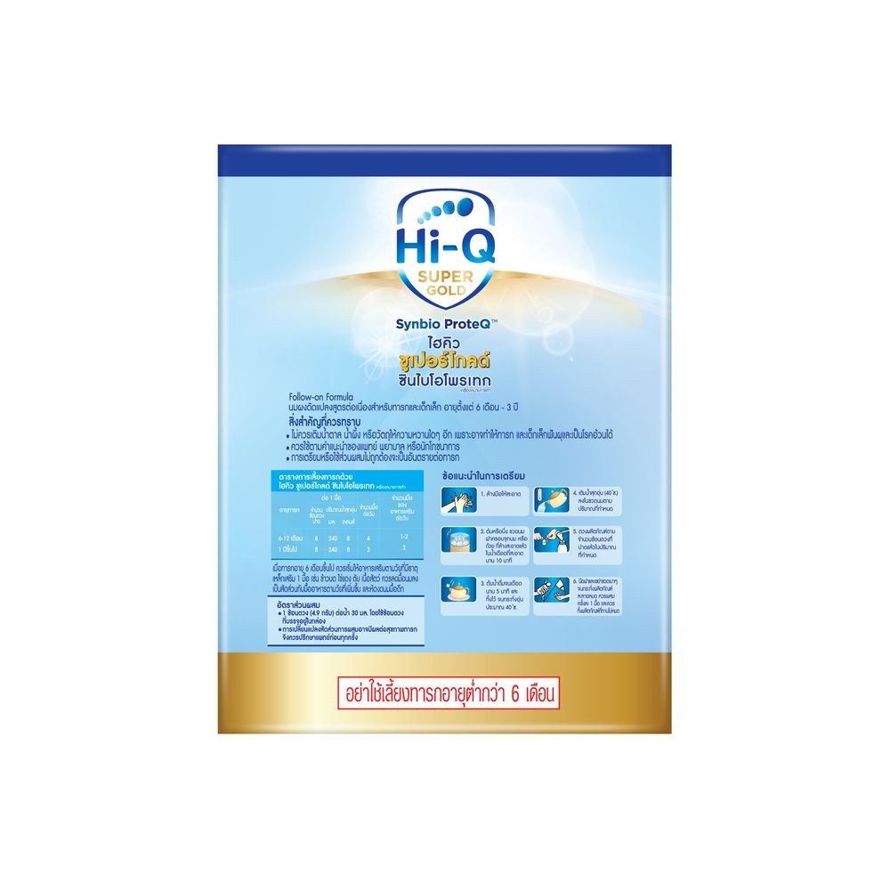 ไฮคิว ซูเปอร์โกลด์ สูตร2 3420 กรัม