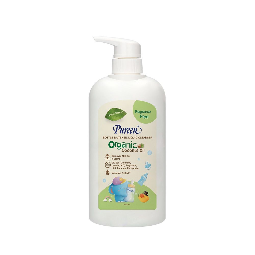 PUREEN BOTTLE CLEANSER ORGANIC PUMP 600ML