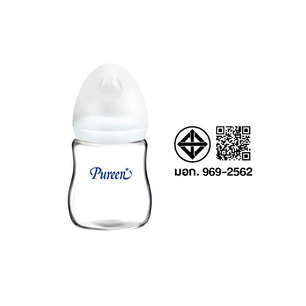 PUREEN ULTRA CLEAR PP WIDE NECK 4 OZ.