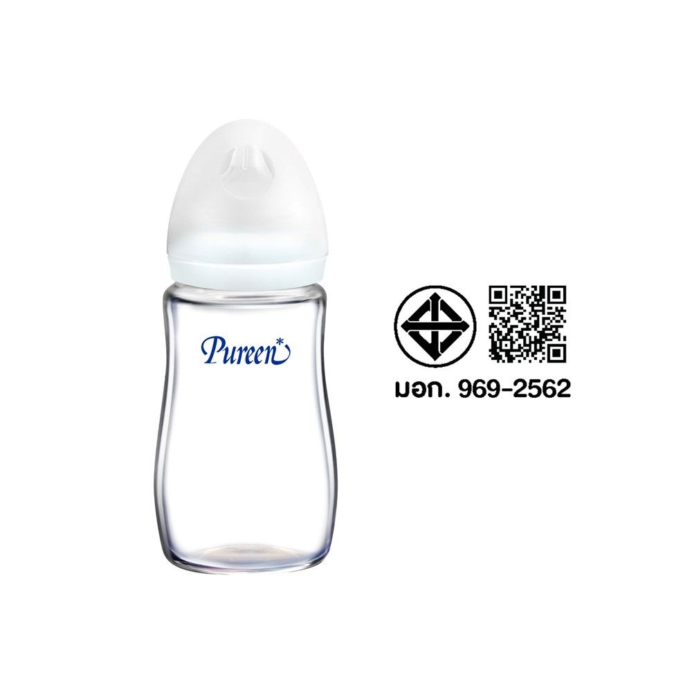 PUREEN ULTRA CLEAR PP WIDE NECK 8 OZ.