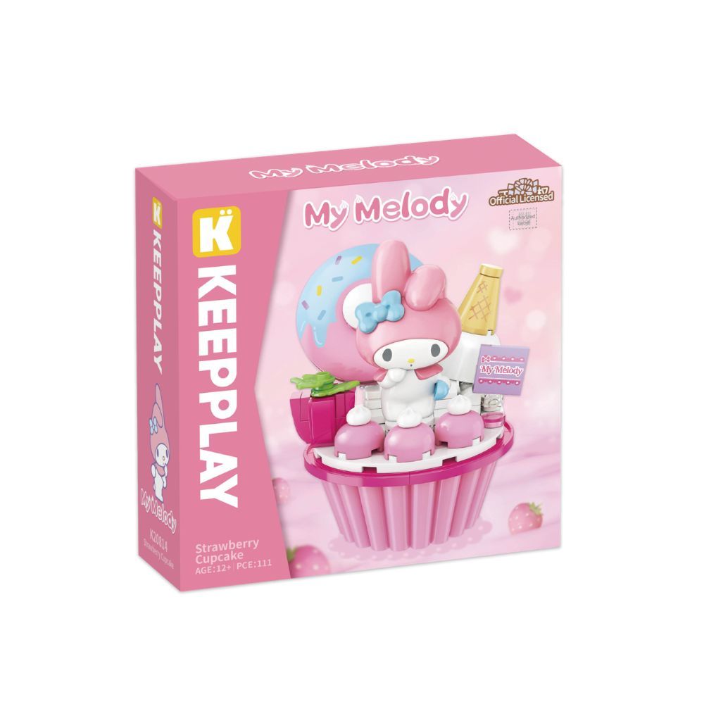 KEEPPLEY ตัวต่อ ชุดคัพเค้กสตรอว์เบอร์รี
