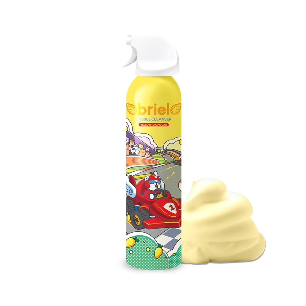 BRIEL YELLOW RACING CAR BUBBLE 200 ML