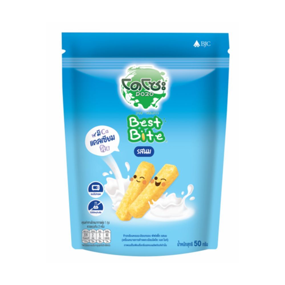 DOZO BEST BITE RICE PUFF STICK MILK 50 G