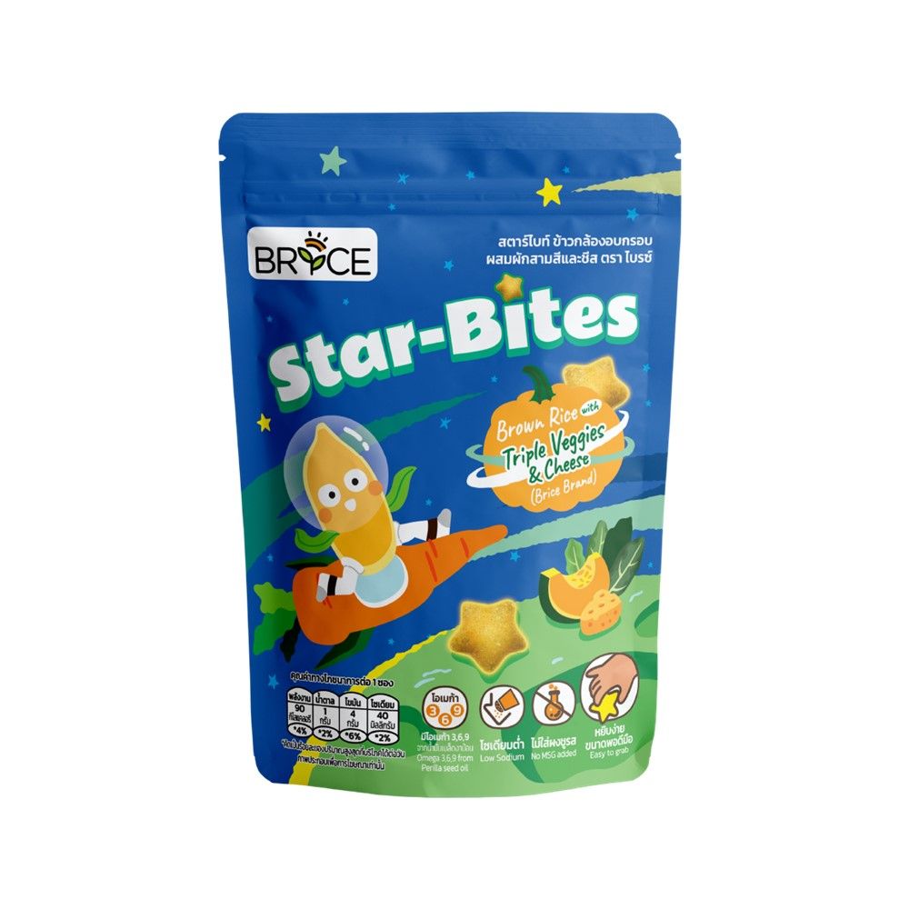 BRICE STAR-BITES BROWN RICE 20 G