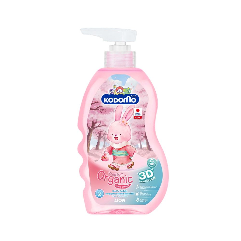 KODOMO ORGANIC HEAD TO TOE BATH SAKURA 360 ML