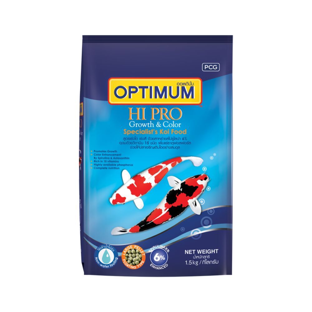 OPTIMUM HIPRO KOI FOOD 6% 1.5KG
