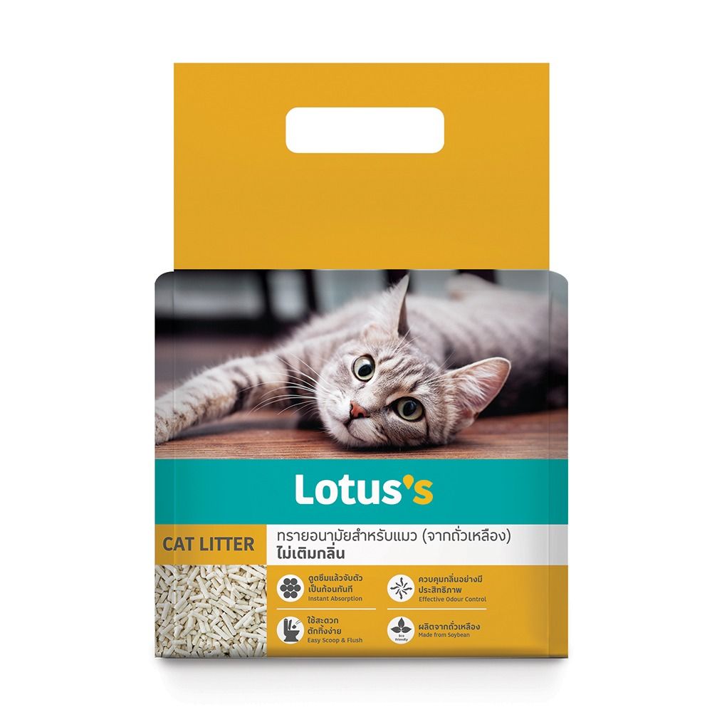 LOTUSS SOYBEEN LITTER UNSCENTED 6L