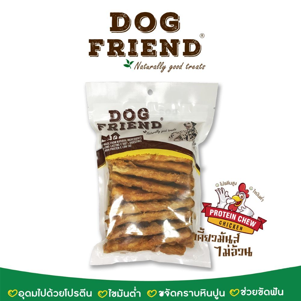 DOG FRIEND CRUNCHY ROLL CHICKEN 400G