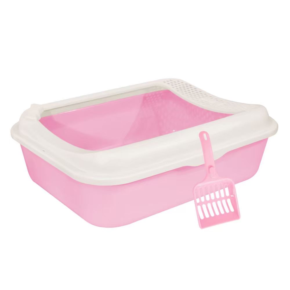KANIMAL CAT TOILET PINK 48.5X47.5X16 CM SIZE M