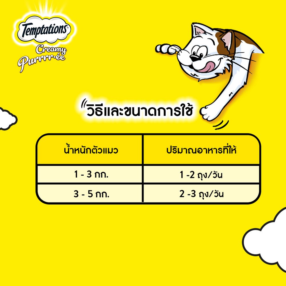 TEMPTATIONS CAT LICKING TREAT SALMON WITH CHEESE 4PCS48G