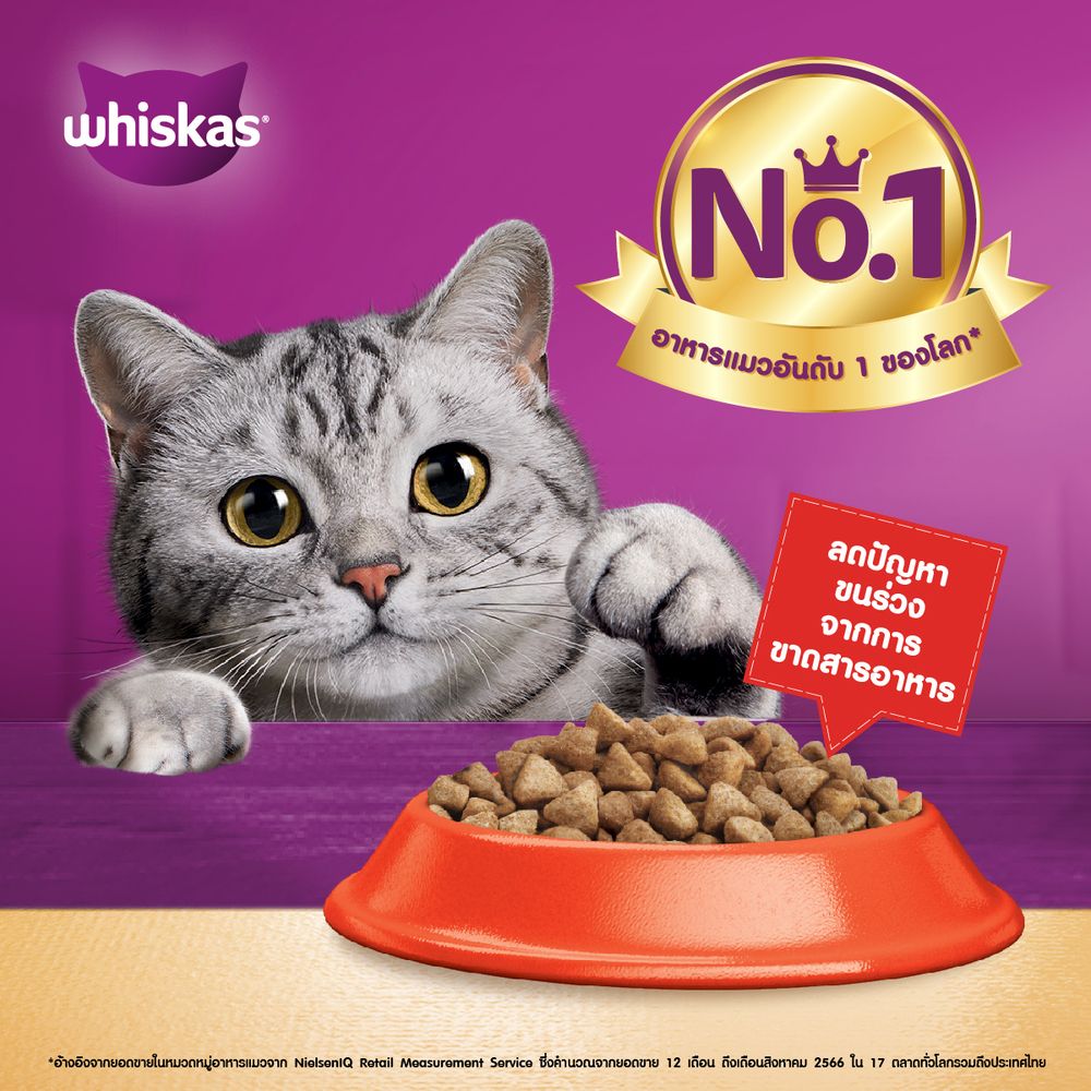 วิสกัสสูตรแมวโตดูแลขนและผิวหนัง 1.1 กก.