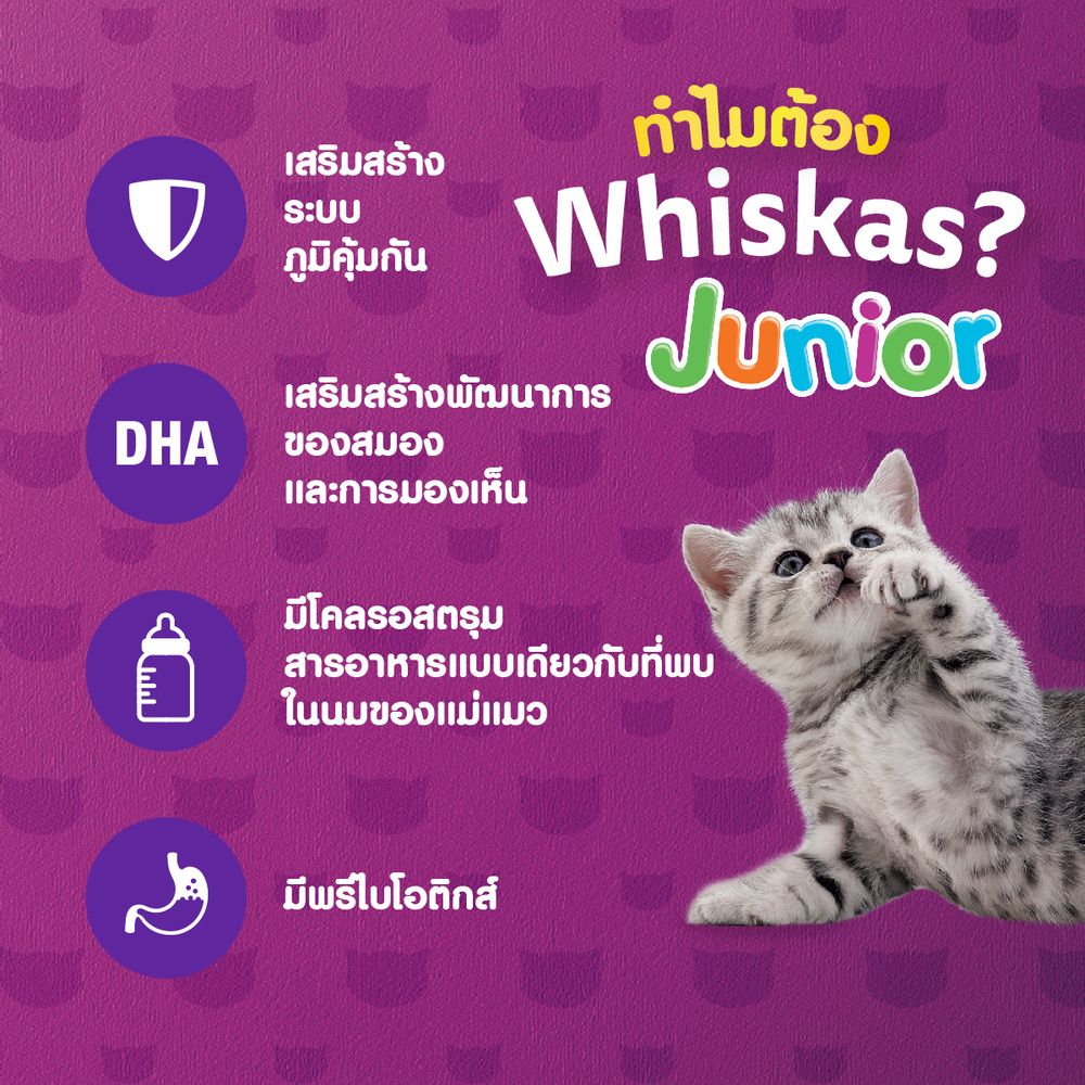 วิสกัส อาหารแมว ชนิดเม็ด ลูกแมว รสปลาทู 2.7กก