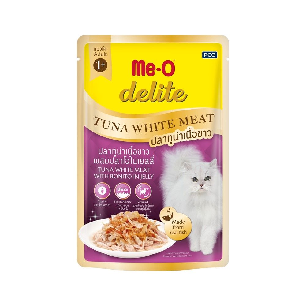 MEO D TUNA WHITE MEAT+BONITO IN JELLY70G