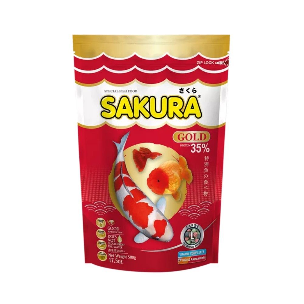SAKURA FISH FOOD LARGH SEED 500 G.
