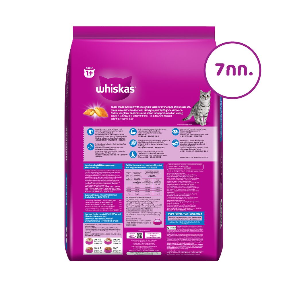 วิสกัส พ็อกเก็ตส์ ชนิดเม็ด รสปลาทะเล 7