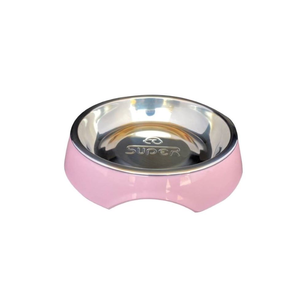 สุกินะเพ็ทโตะชุดชามแมวแสตนเลททรงกลม S