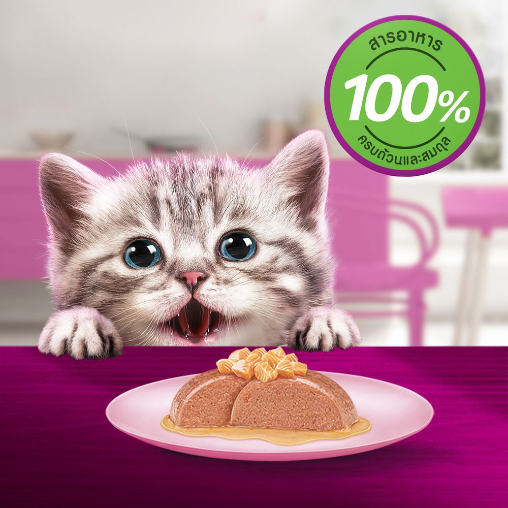 WHISKAS KITTEN SALMON LOAF 80 G.