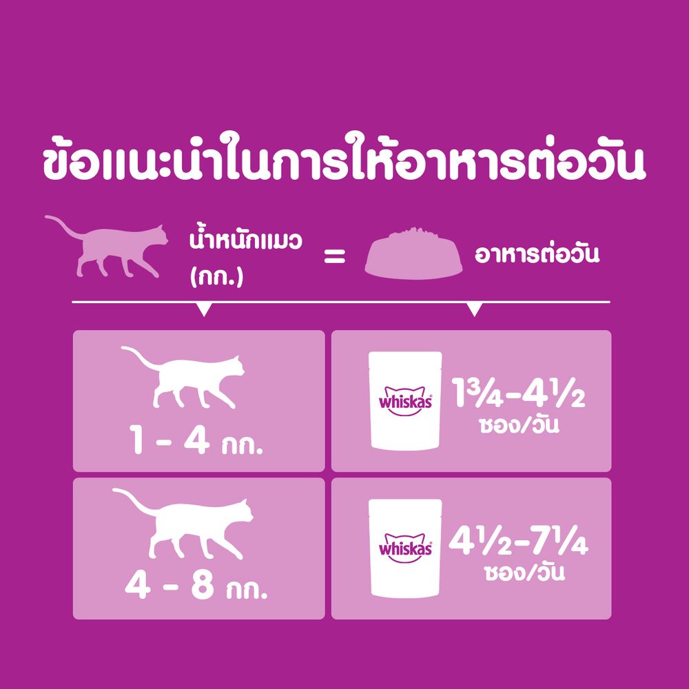 วิสกัสเพาช์1+ปีรสไก่ผสมแซลมอน 80 กรัม